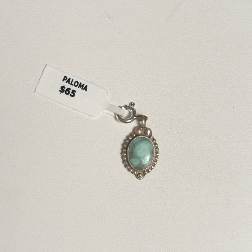 Silver and Turquoise Pendant